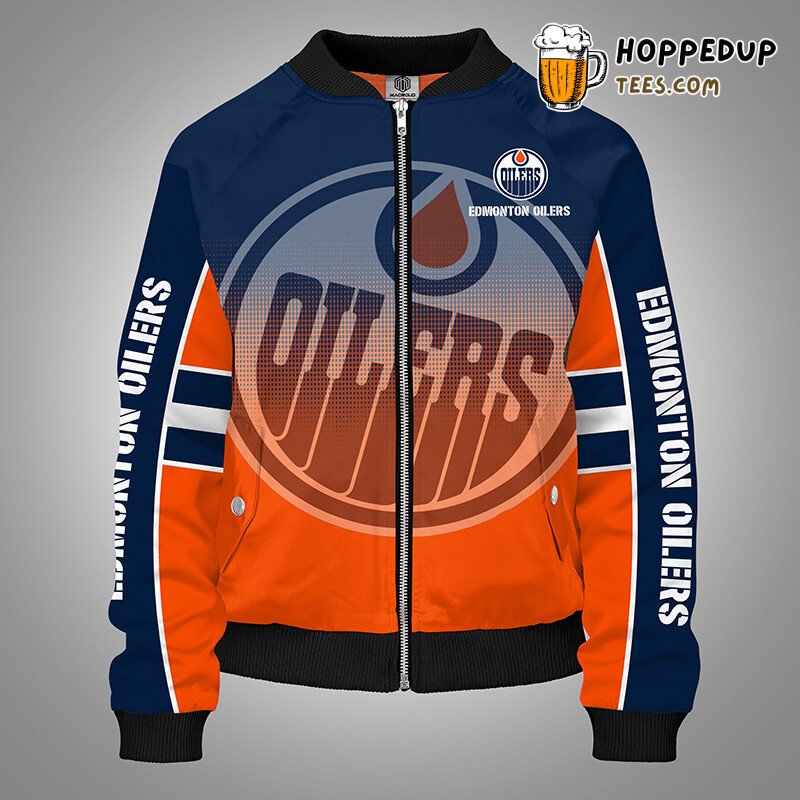 Edmonton Oilers NHL Authentic Team Pride Bomber Jacket Craftsmanship
