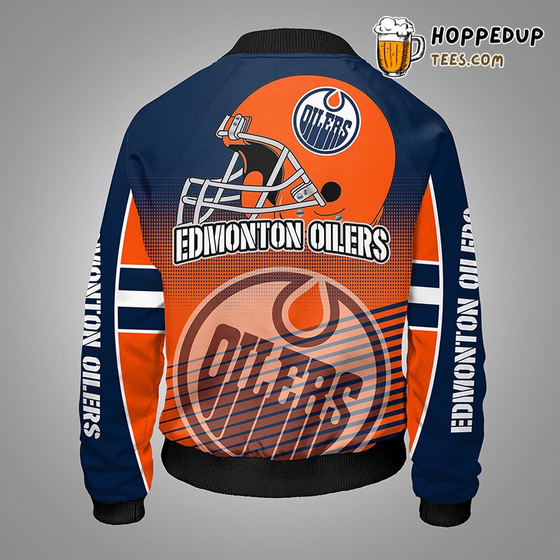 Edmonton Oilers NHL Authentic Team Pride Bomber Jacket Craftsmanship