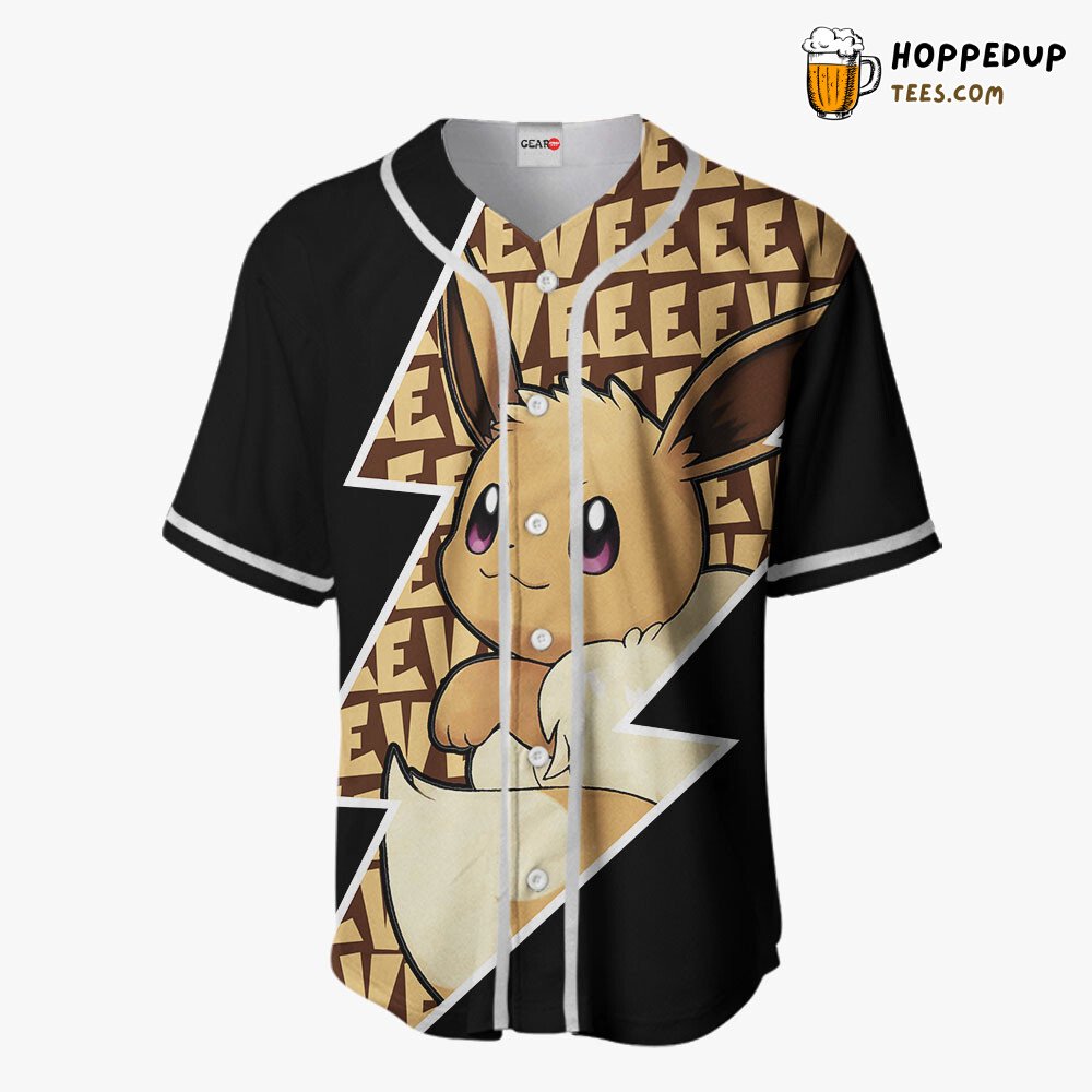 Eevee Unique Edition Design Distinctive Collection Baseball Jersey Style