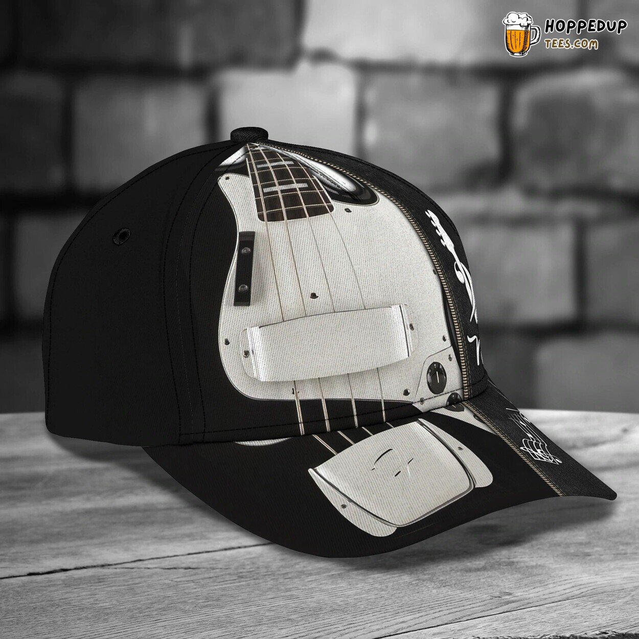 Electric Guitar Cap Boyfriend 3D Print Unique Guitarist Gift Special Hat Design