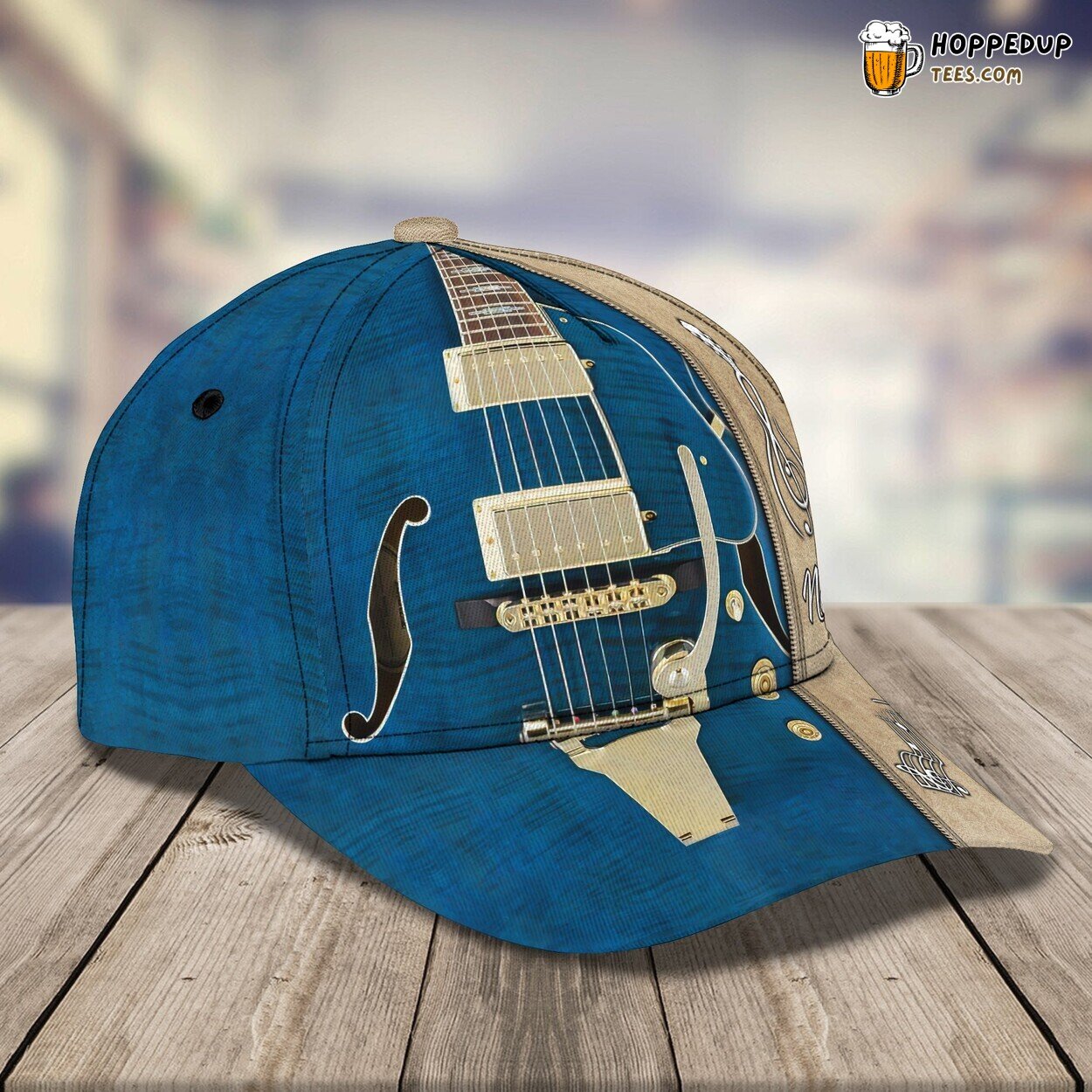 Electric Guitar Classic 3D Cap Personalized Name Unique Premium Edition
