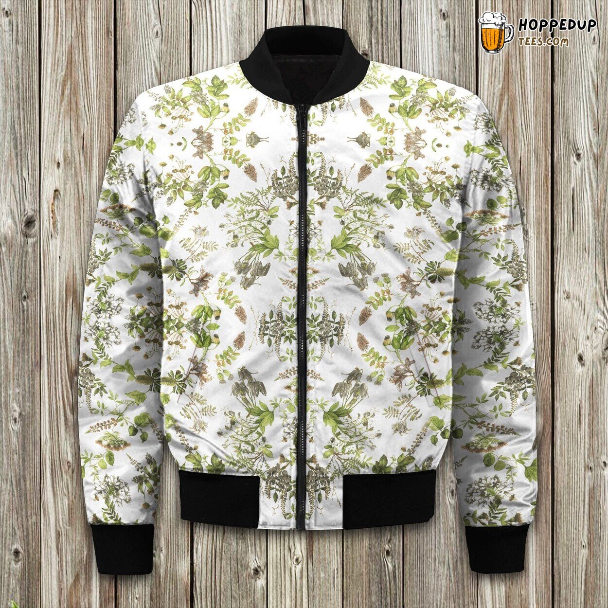 Elegant Anessa Pattern Winter Bomber Jacket Unique Design Meeting Winter Winds