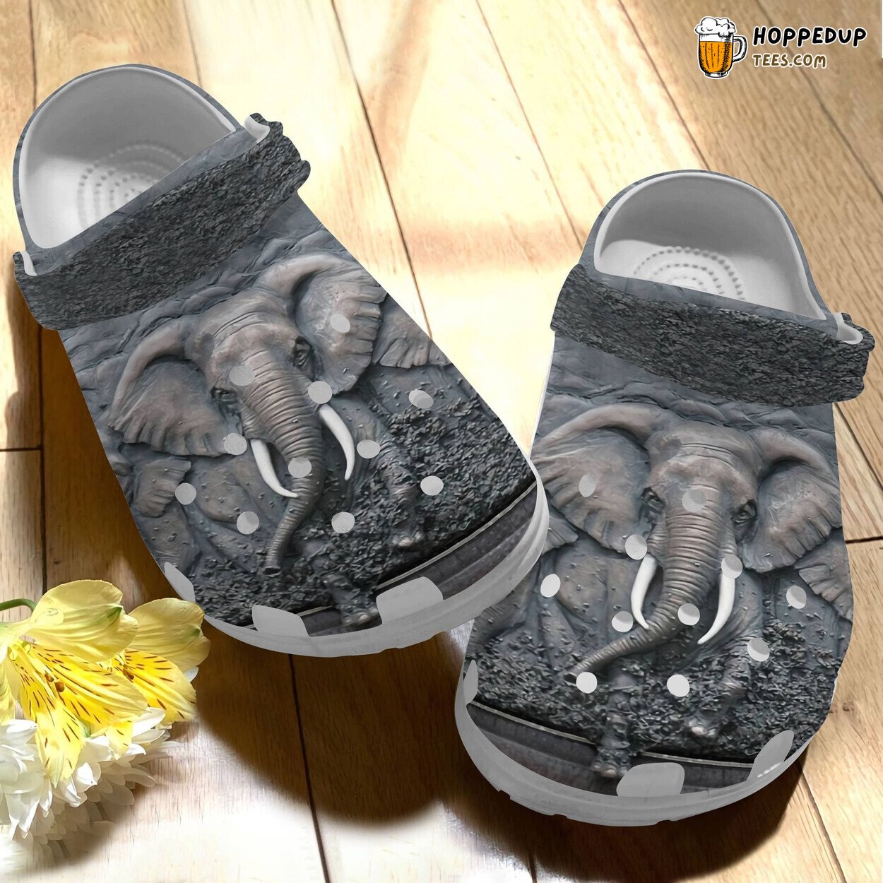 Elephant 3D Crocbland Birthday Men Boy Comfortable Unique Clogs