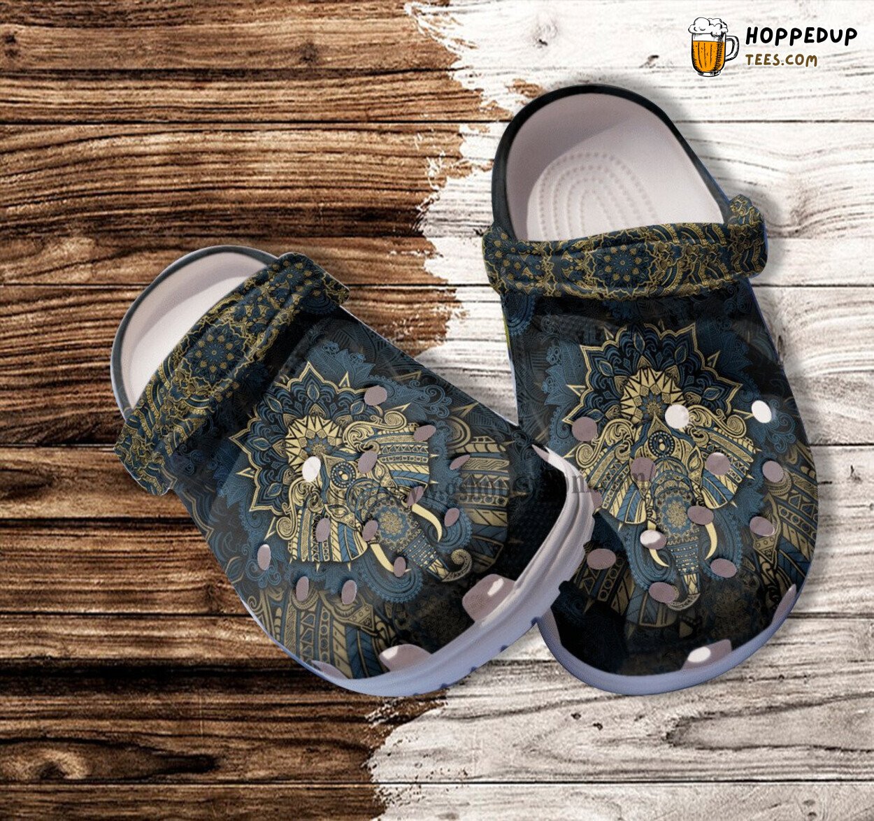 Elephant Boho Style Vintage Comfortable Grandma Mother’s Day Clogs