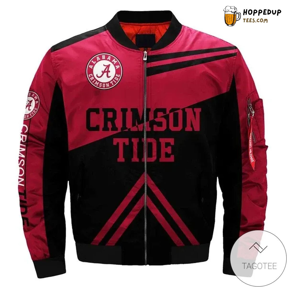Elite NCAA Alabama Crimson Tide Statement Bomber Jacket Fashion