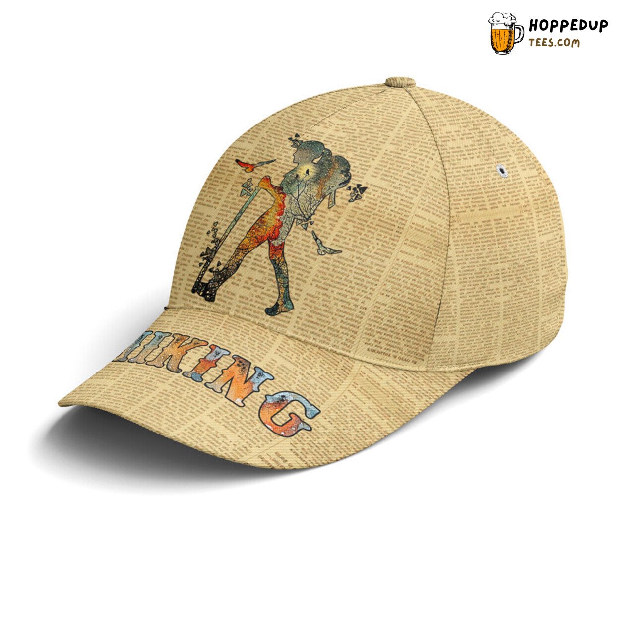 Embark On Adventure Hiking Vintage Pattern Baseball Cap Look Embark On Adventure Hiking Vintage Pattern Baseball Cap Look