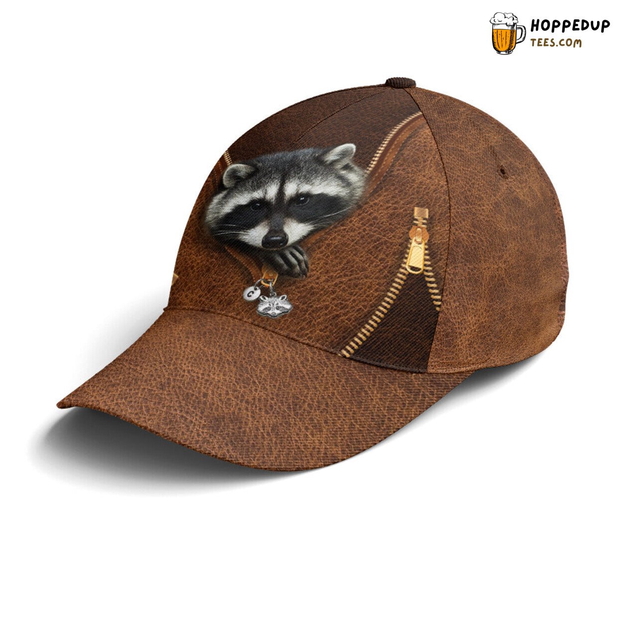 Embrace Nature Funny Racoon Leather Style Unique Baseball Cap Embrace Nature Funny Racoon Leather Style Unique Baseball Cap