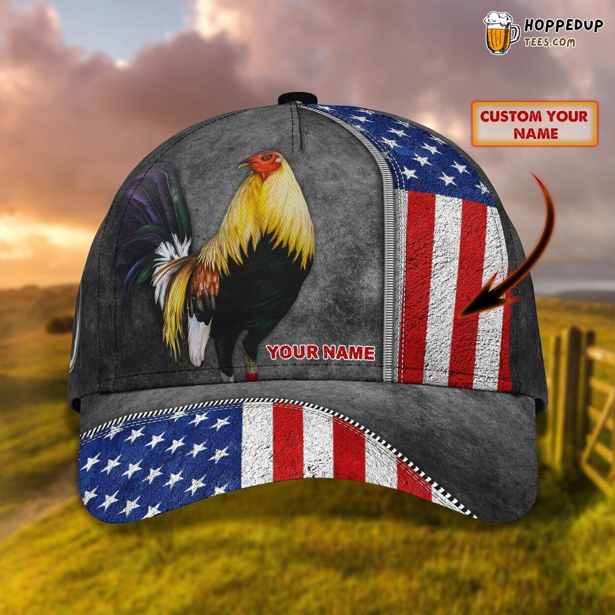 Embrace the Essence of the Rooster Personalized 3D Classic Cap Spirit