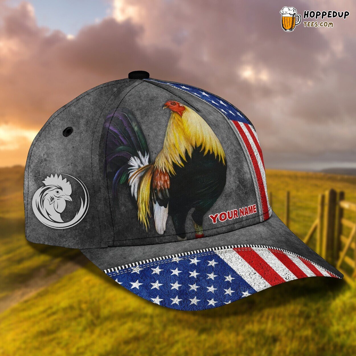Embrace the Essence of the Rooster Personalized 3D Classic Cap Spirit