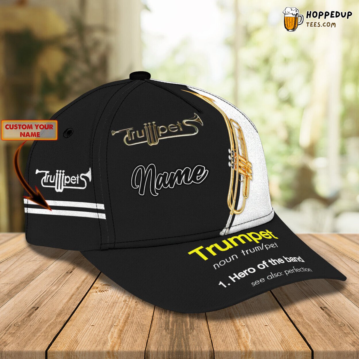 Embrace the Sound of the Trumpet Personalized 3D Classic Cap Melody