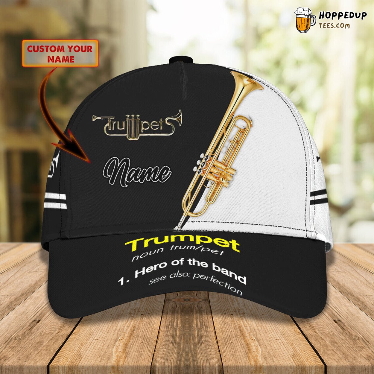 Embrace the Sound of the Trumpet Personalized 3D Classic Cap Melody