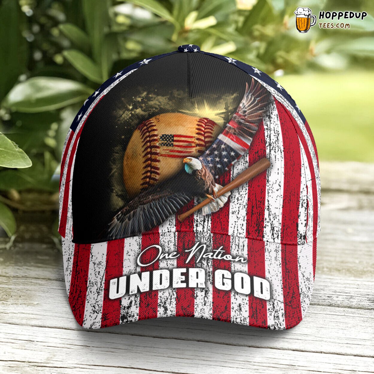 Embrace Tradition Vintage American Eagle Baseball Cap Design Art