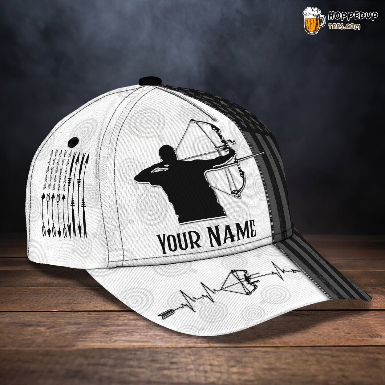 Engage in the Precision of Archery Personalized 3D Classic Cap Dedication