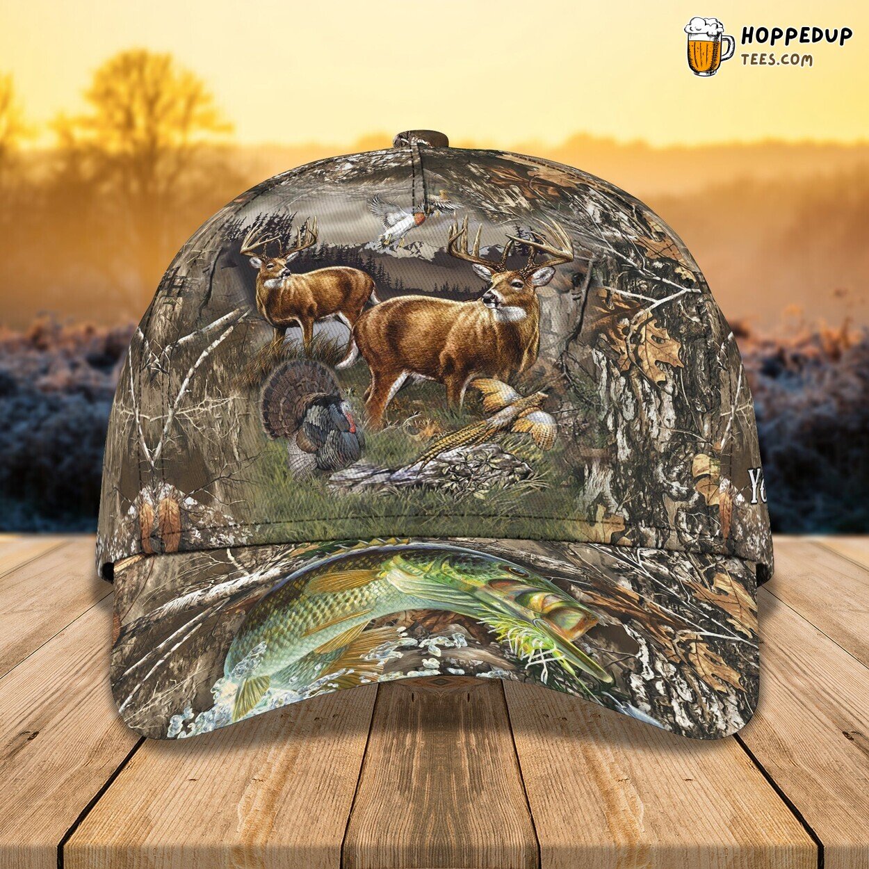 Engage in the Spirit of the Hunt Personalized 3D Classic Cap Journey
