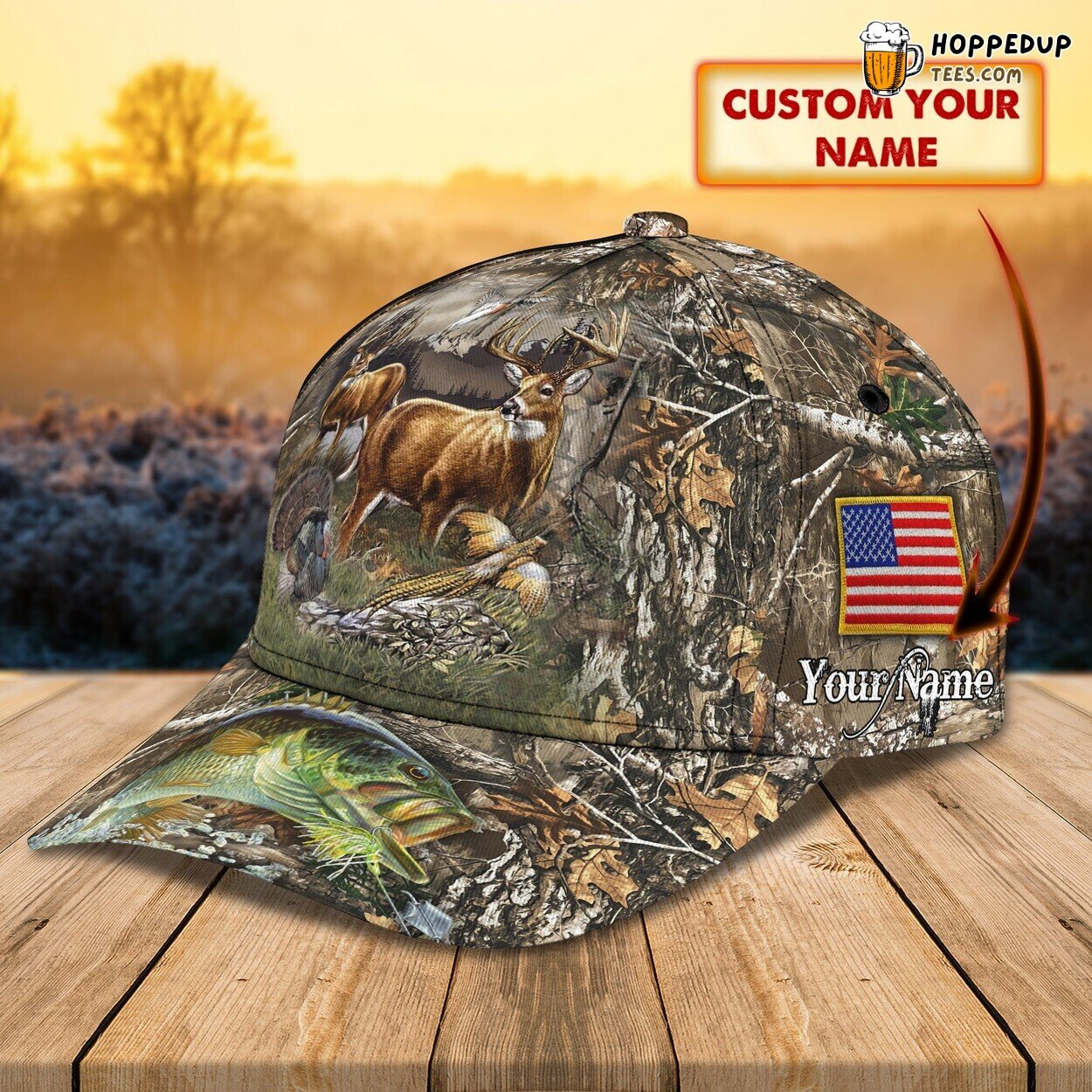 Engage in the Spirit of the Hunt Personalized 3D Classic Cap Journey