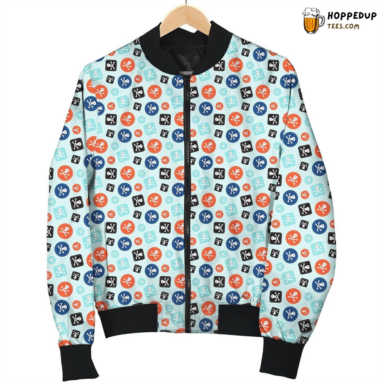 Enthusiast’s Pirate Theme Winter Bomber Jacket Premium Tailored Design