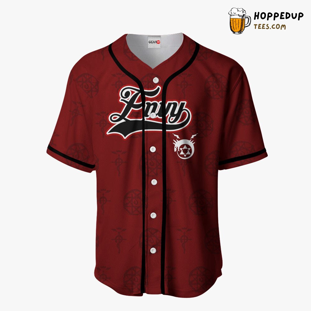 Envy Theme Anime Baseball Jersey Shirt Distinctive Collection Design