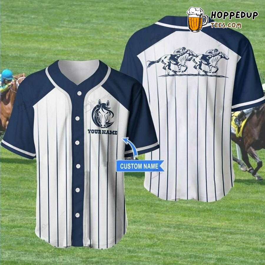 Equestrian Sport Horse Racing Baseball Jersey Personalized Distinctive Design
