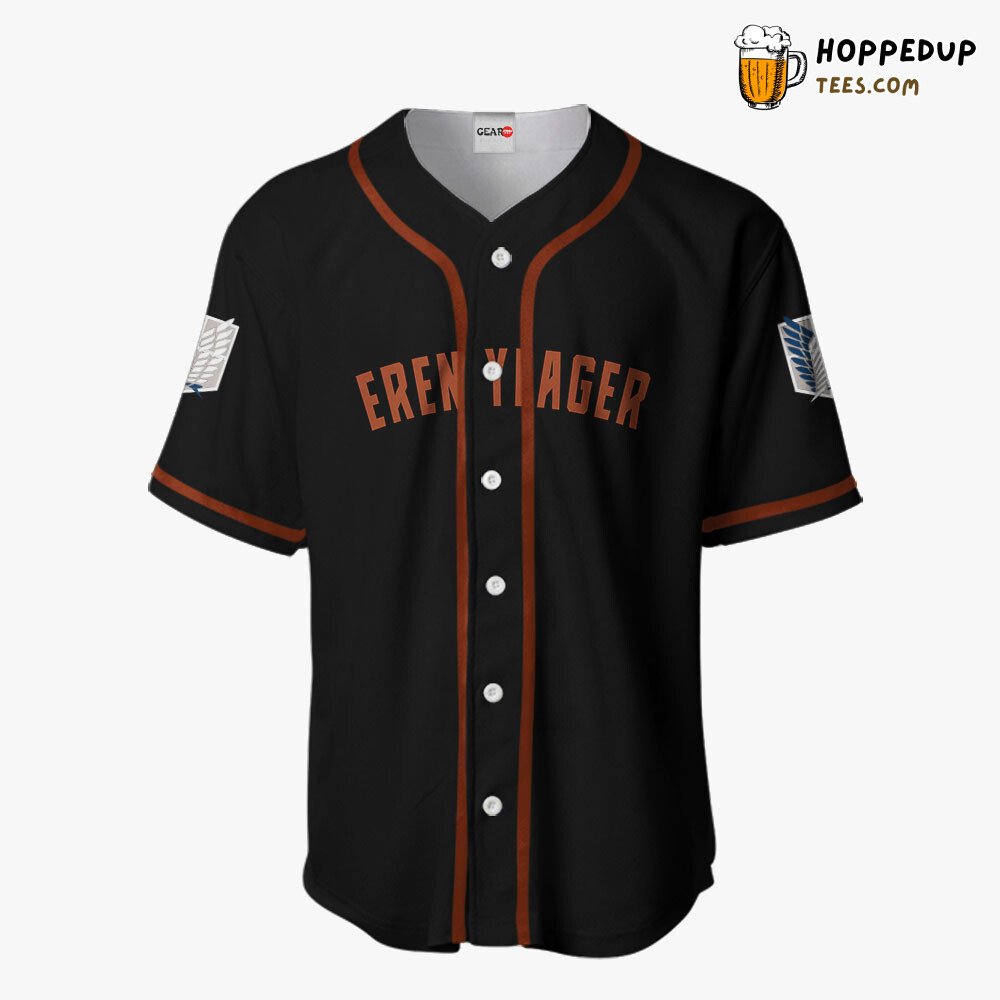 Eren Yeager Titan Form Unique Anime Baseball Jersey Distinctive Collection