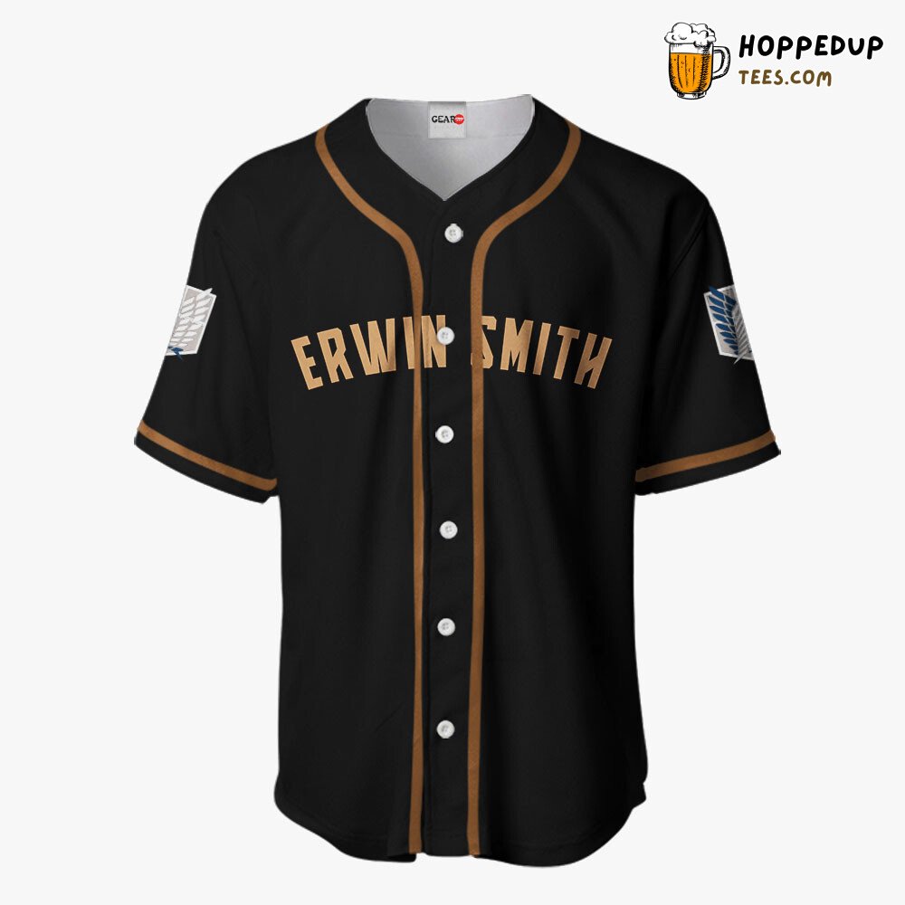 Erwin Smith Distinctive Unique Anime Design Baseball Jersey Collection