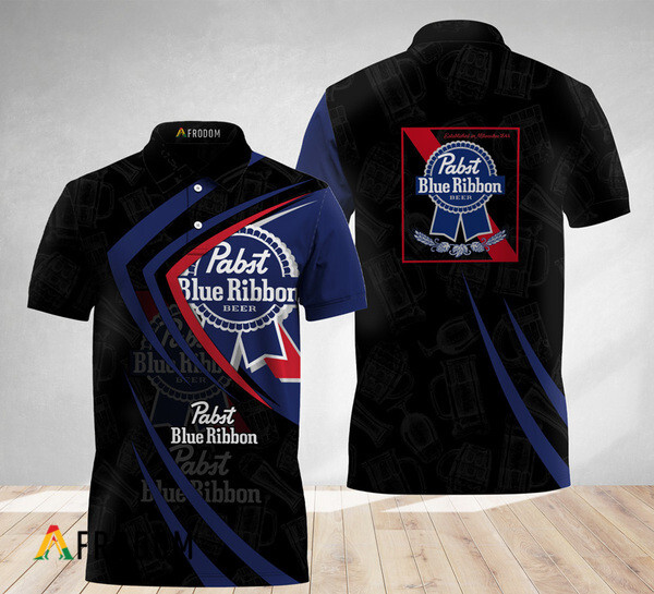 Esports Gaming Pabst Blue Ribbon Polo Shirt HU