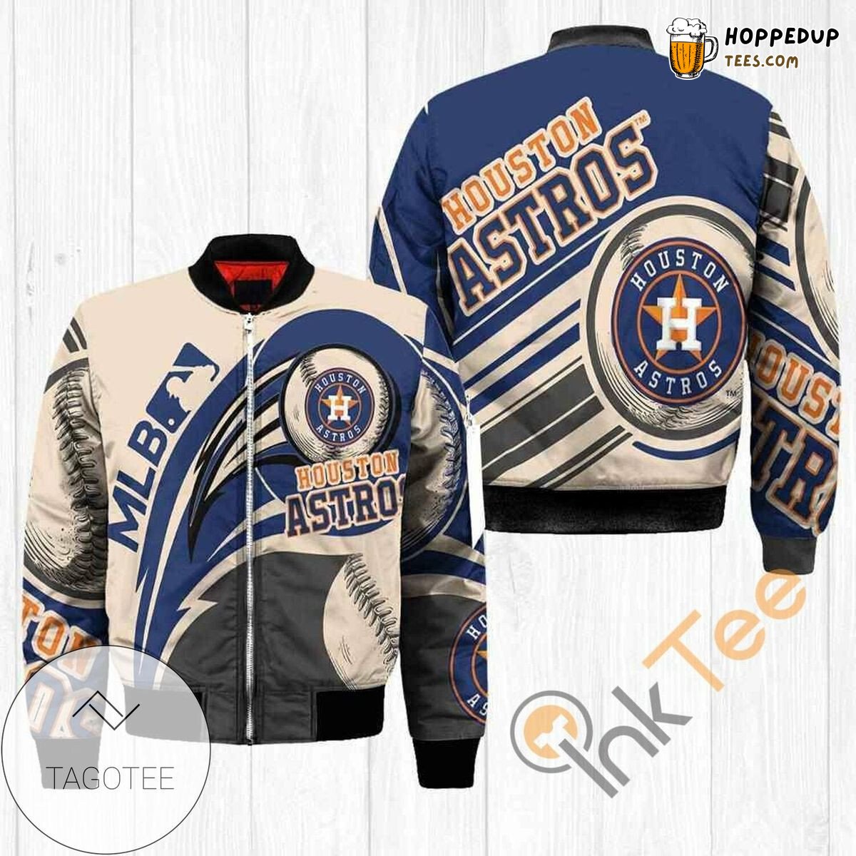 Essential Houston Astros Official MLB Support Bomber Jacket