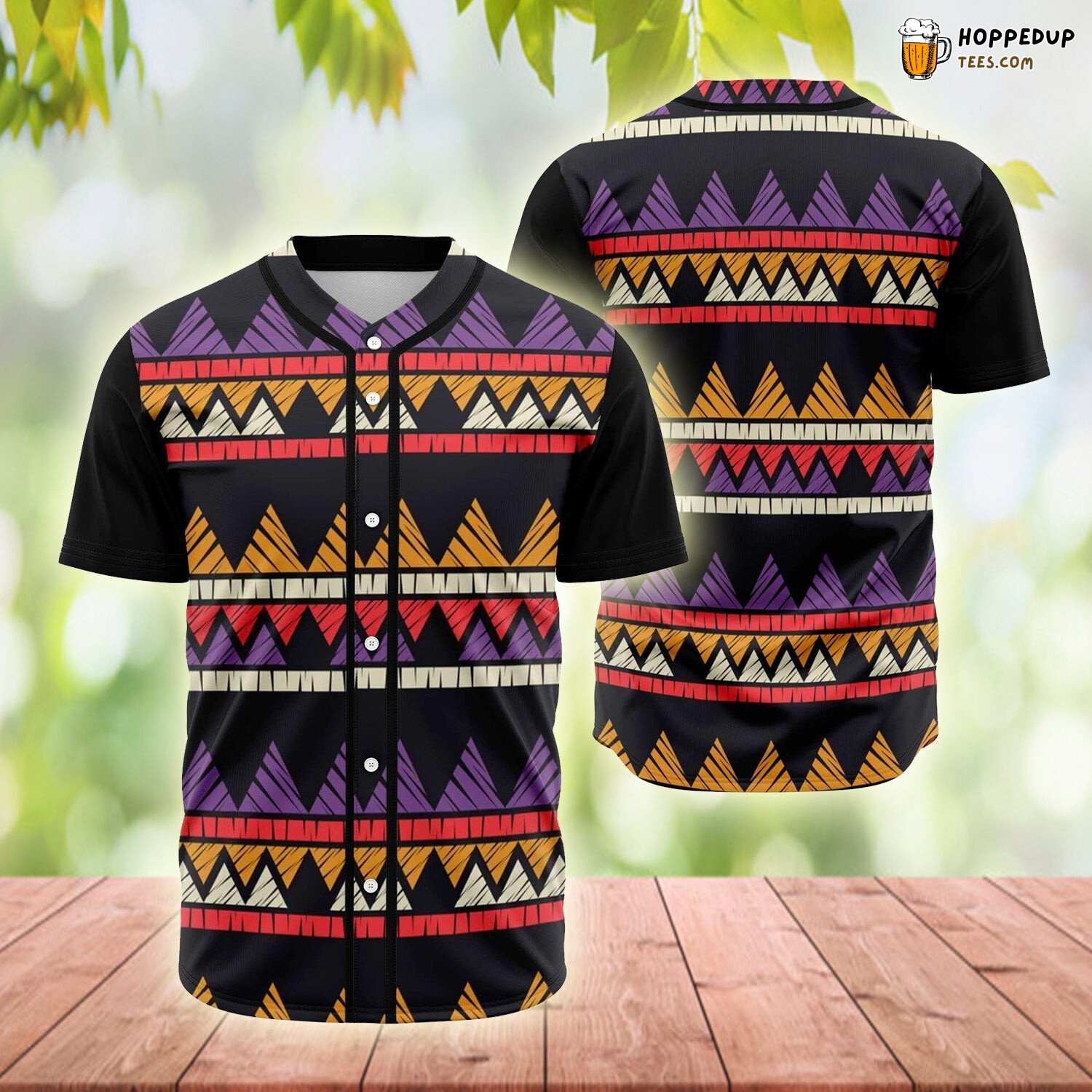 Ethnic Boho Seamless Baseball Tee Jersey Shirts 3D Ethnic Boho Seamless Baseball Tee Jersey Shirts 3D