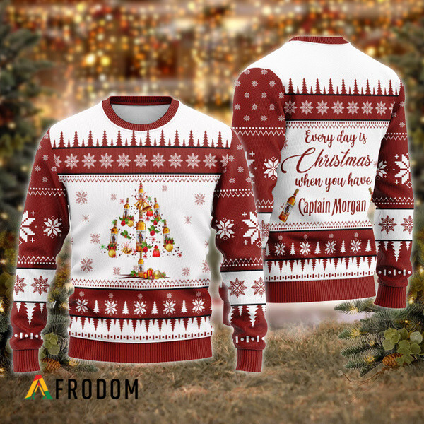 Everyday Is Christmas When U Have Captain Morgan Ugly Sweater HU