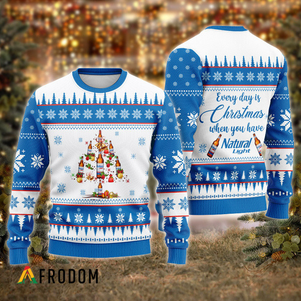 Everyday Is Christmas When U Have Natural Light Ugly Sweater HU