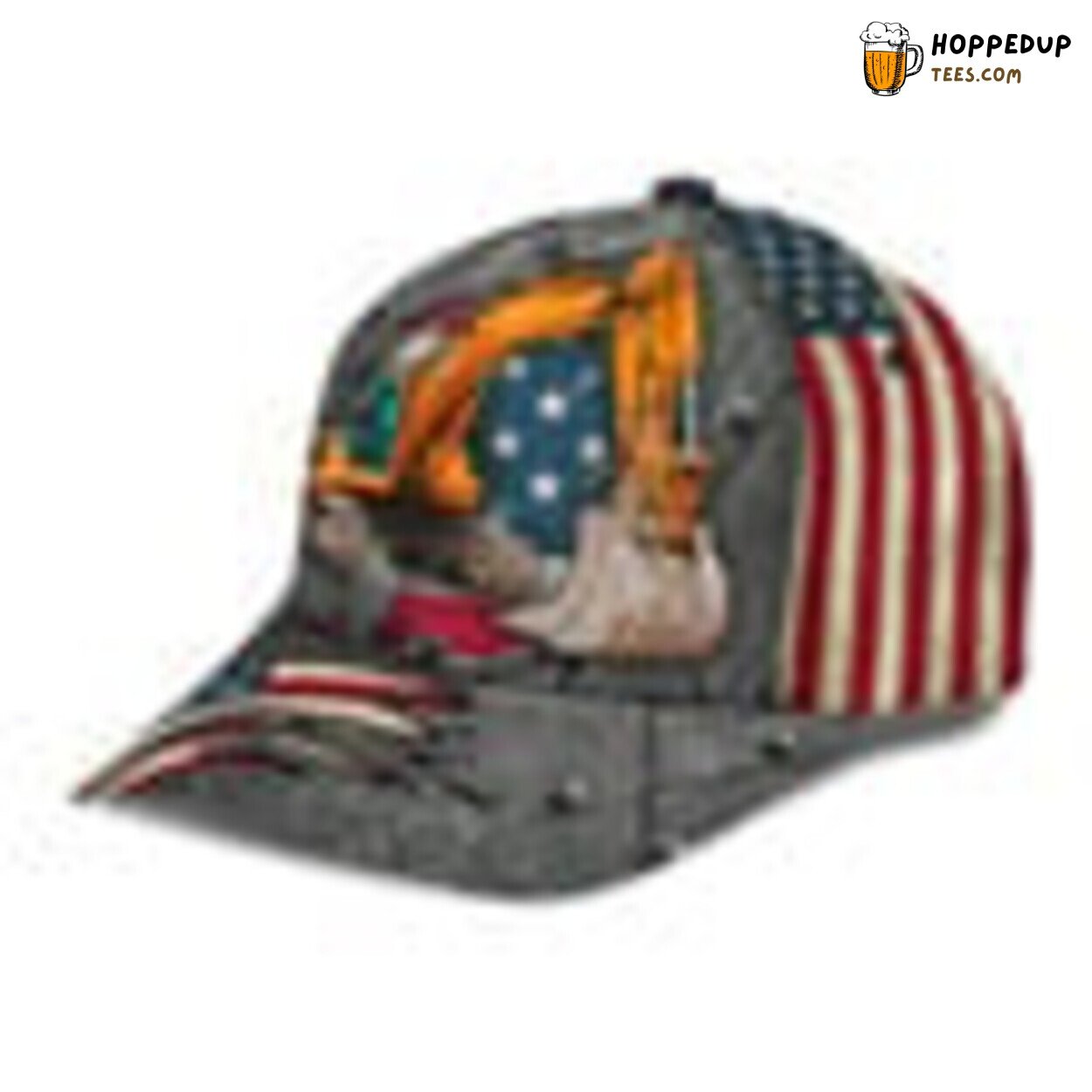 Excavator Classic 3D Hat Crane Cap Perfect Gift Him Special Dad Present