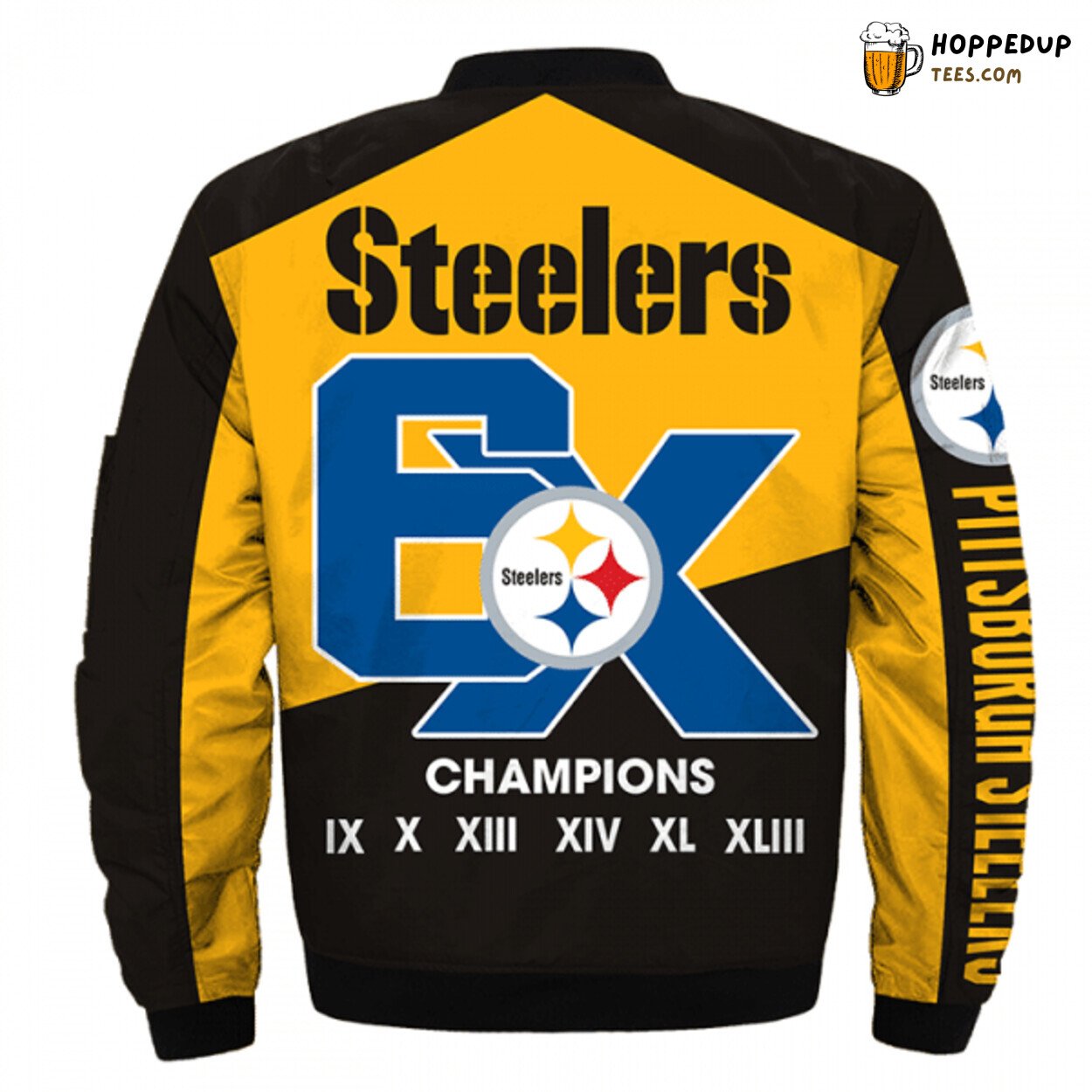 Exclusive 3D Bomber Jacket Pittsburgh Steelers by Printful