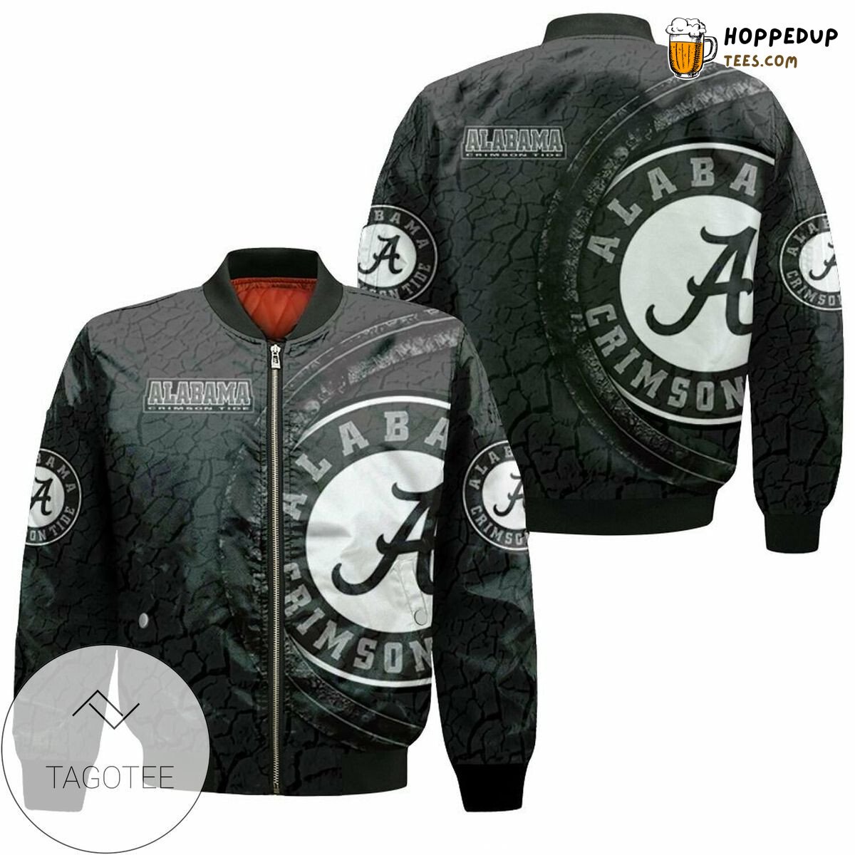 Exclusive NCAA Alabama Crimson Tide Bomber Jacket Team Spirit