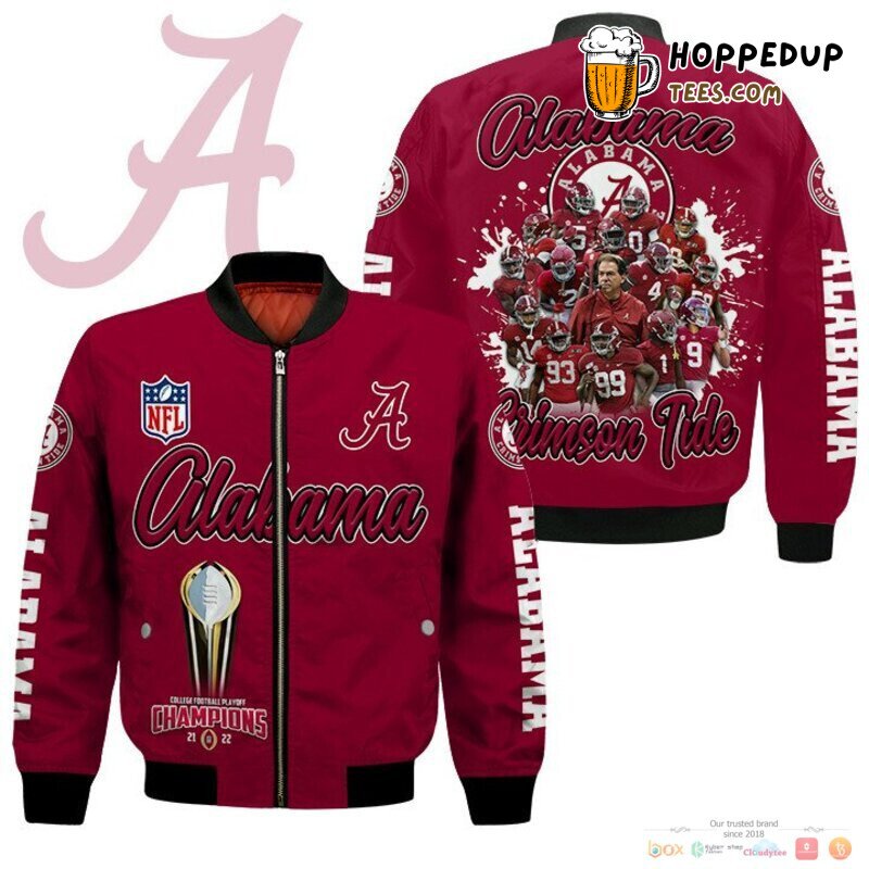 Exclusive NCAA Alabama Crimson Tide Signature Bomber Jacket Series