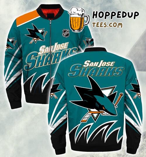 Exclusive San Jose Sharks NHL Bomber Jacket Fanatic Edition