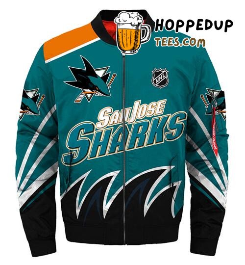 Exclusive San Jose Sharks NHL Bomber Jacket Fanatic Edition