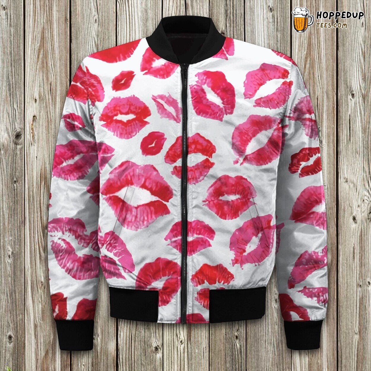 Exotic Leopard Gecko Design Winter Bomber Jacket Designer Elegance