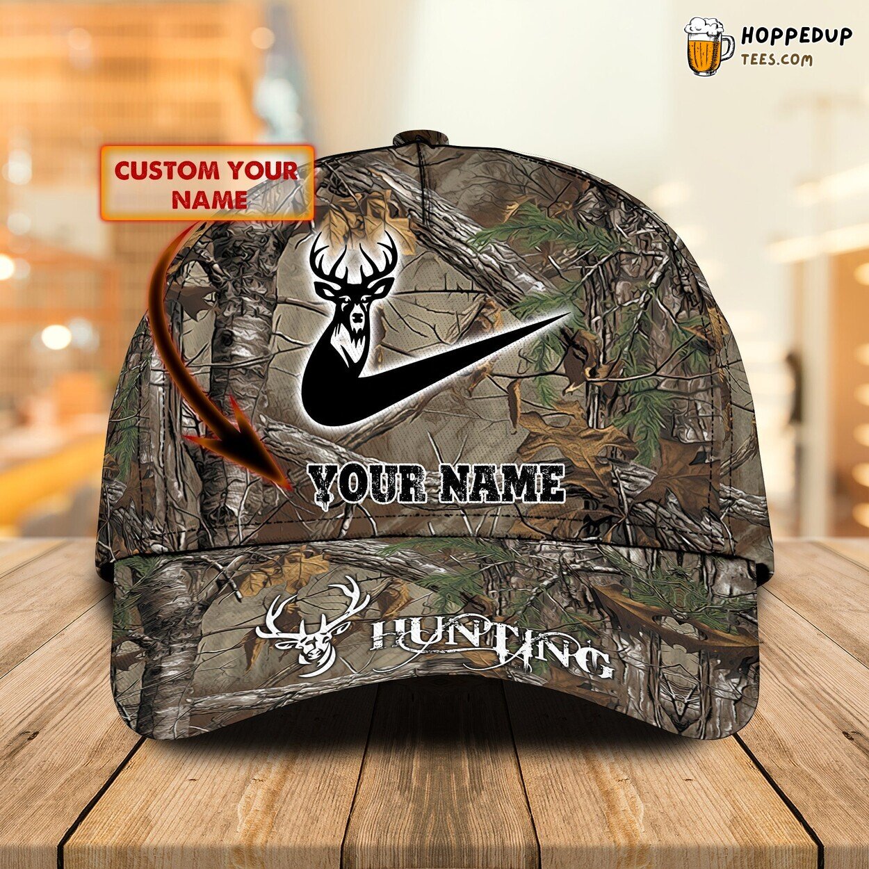 Experience the Art of the Hunt Personalized 3D Classic Cap Celebration