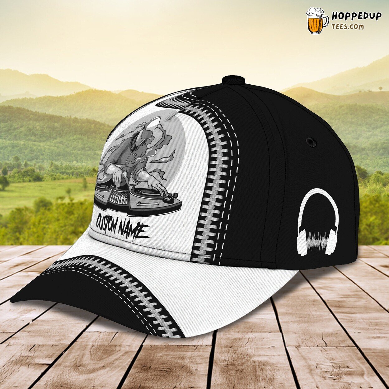 Experience the Vibe of the DJ Personalized 3D Classic Cap Beat