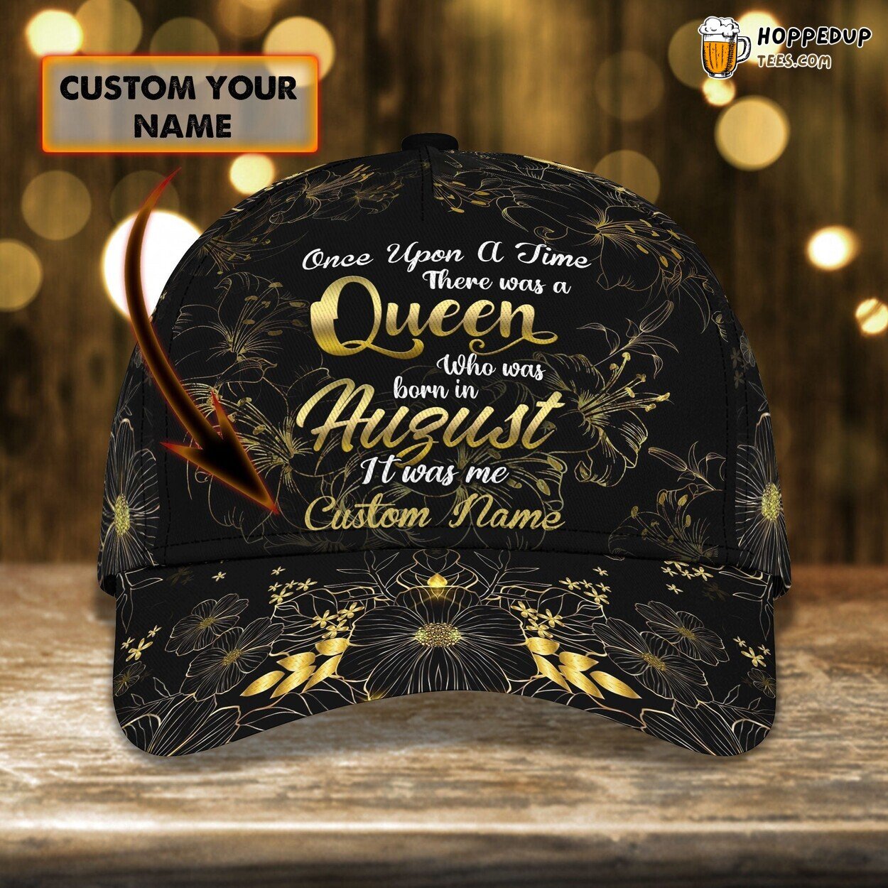 Fairy Tale Born in August 3D Classic Cap Personalized Unique Story Design