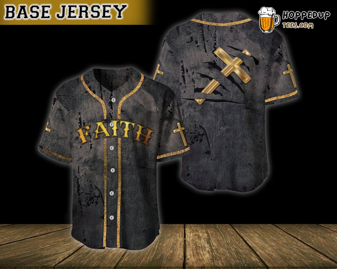 Faith & Cross Jesus Baseball Tee Jersey Shirts QT301234Td