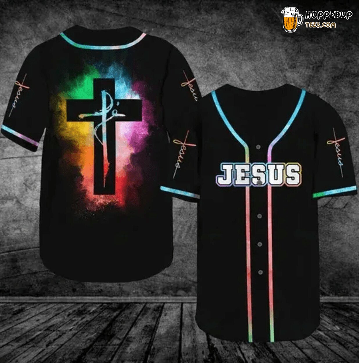 Faith Embodied Fe Jesus 3D Printed Baseball Jersey Spiritual