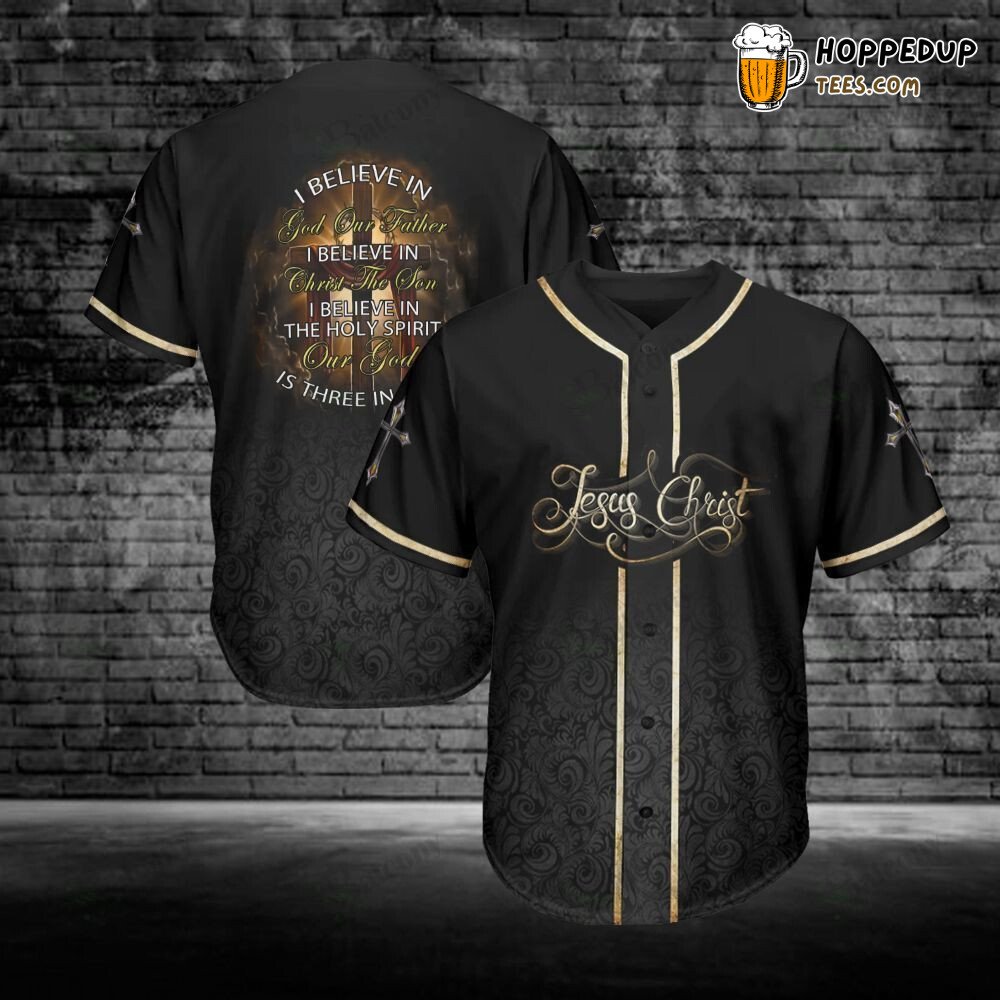 Faithful Jesus Themed Performance Baseball Jersey Devotional