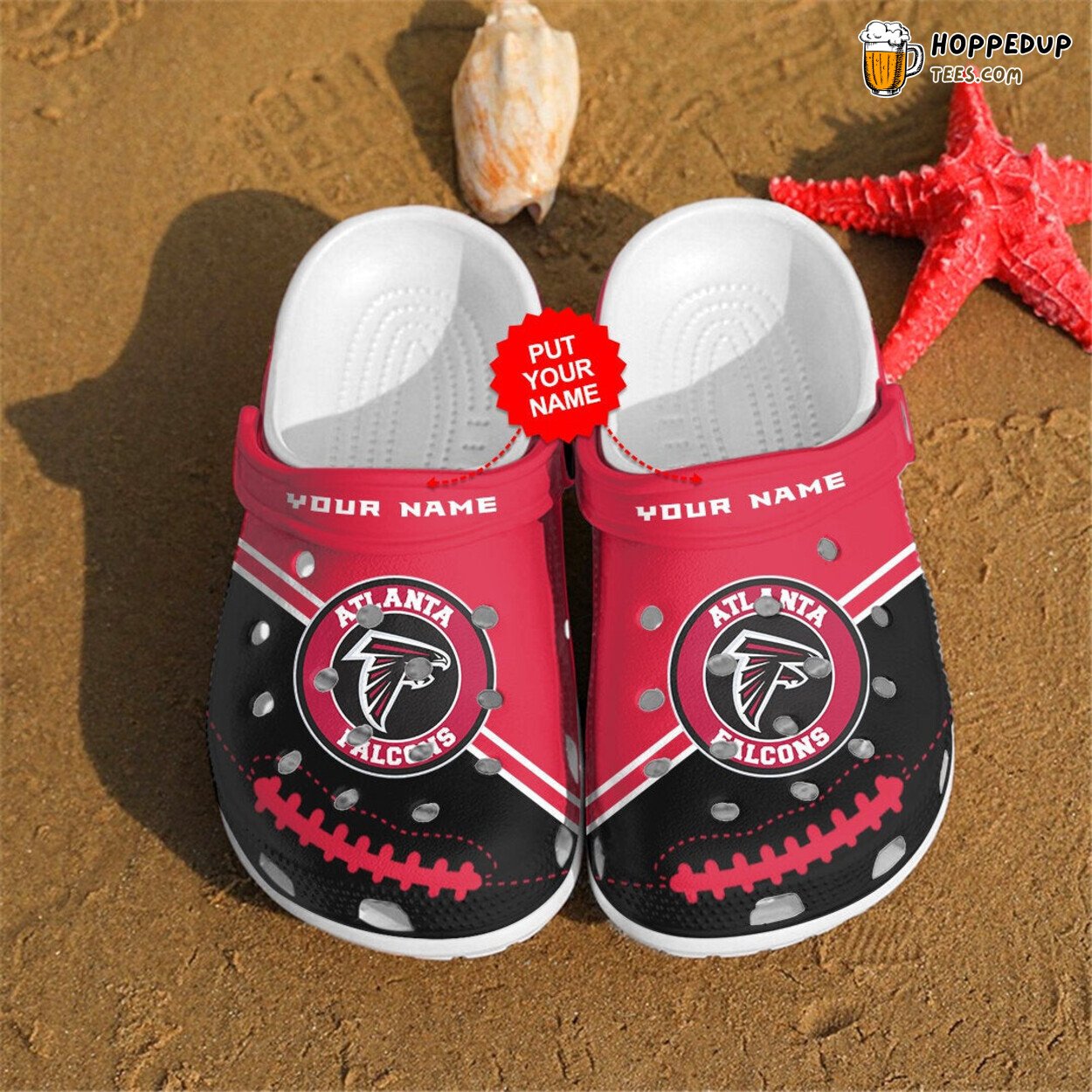 Falcons Personalized Custom Themed Comfortable Unique Clog Shoes