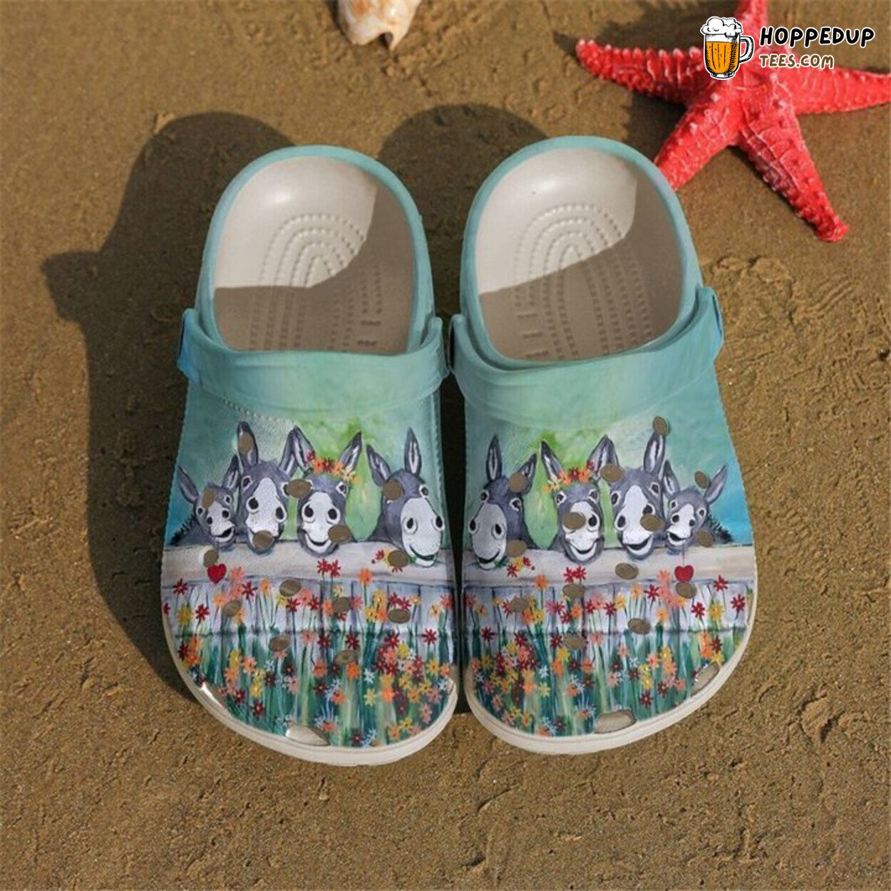 Farmer Funny Donkey Classic Comfortable Unique Design Clogs Shoes
