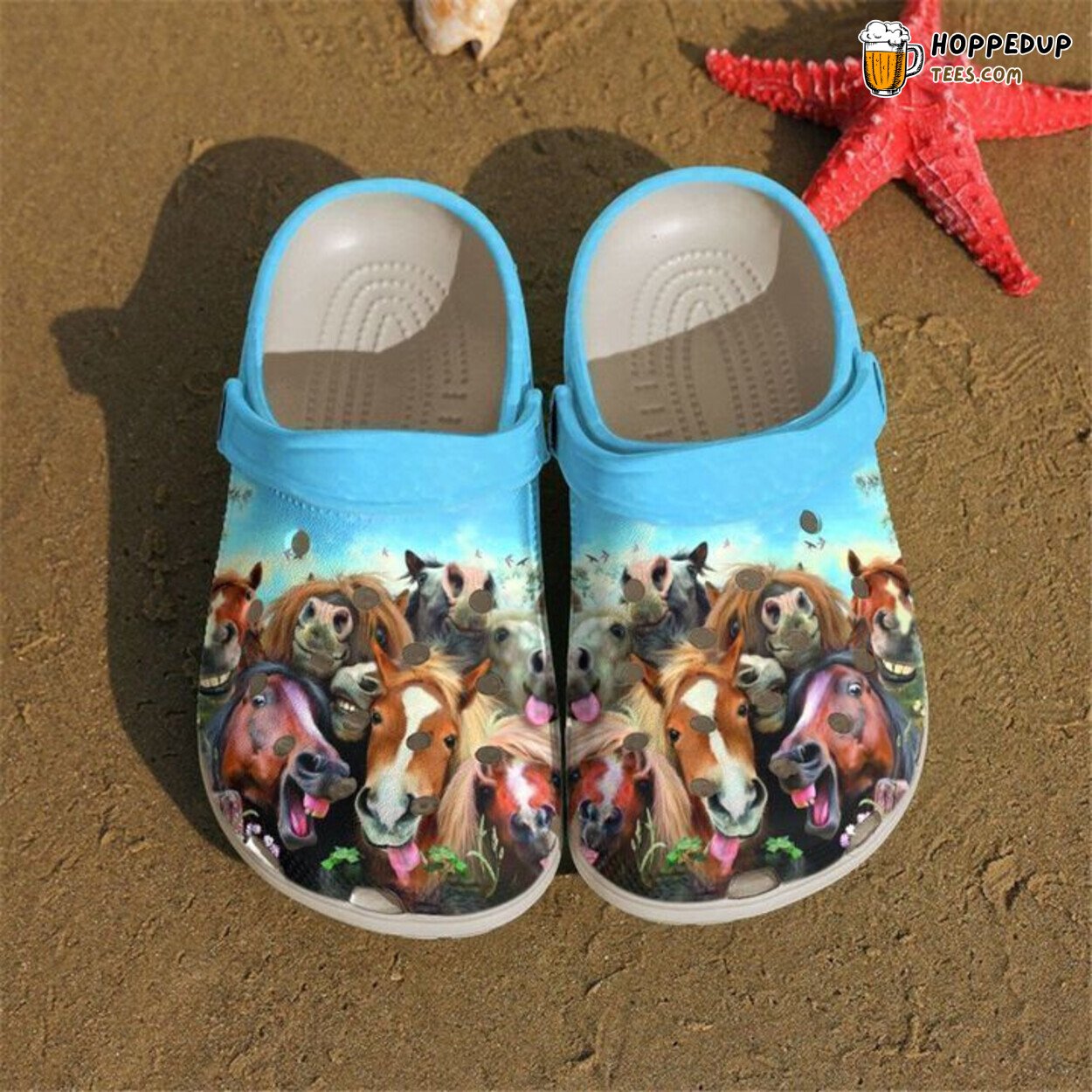 Farmer Funny Horses Classic Durable Comfortable Unique Clogs