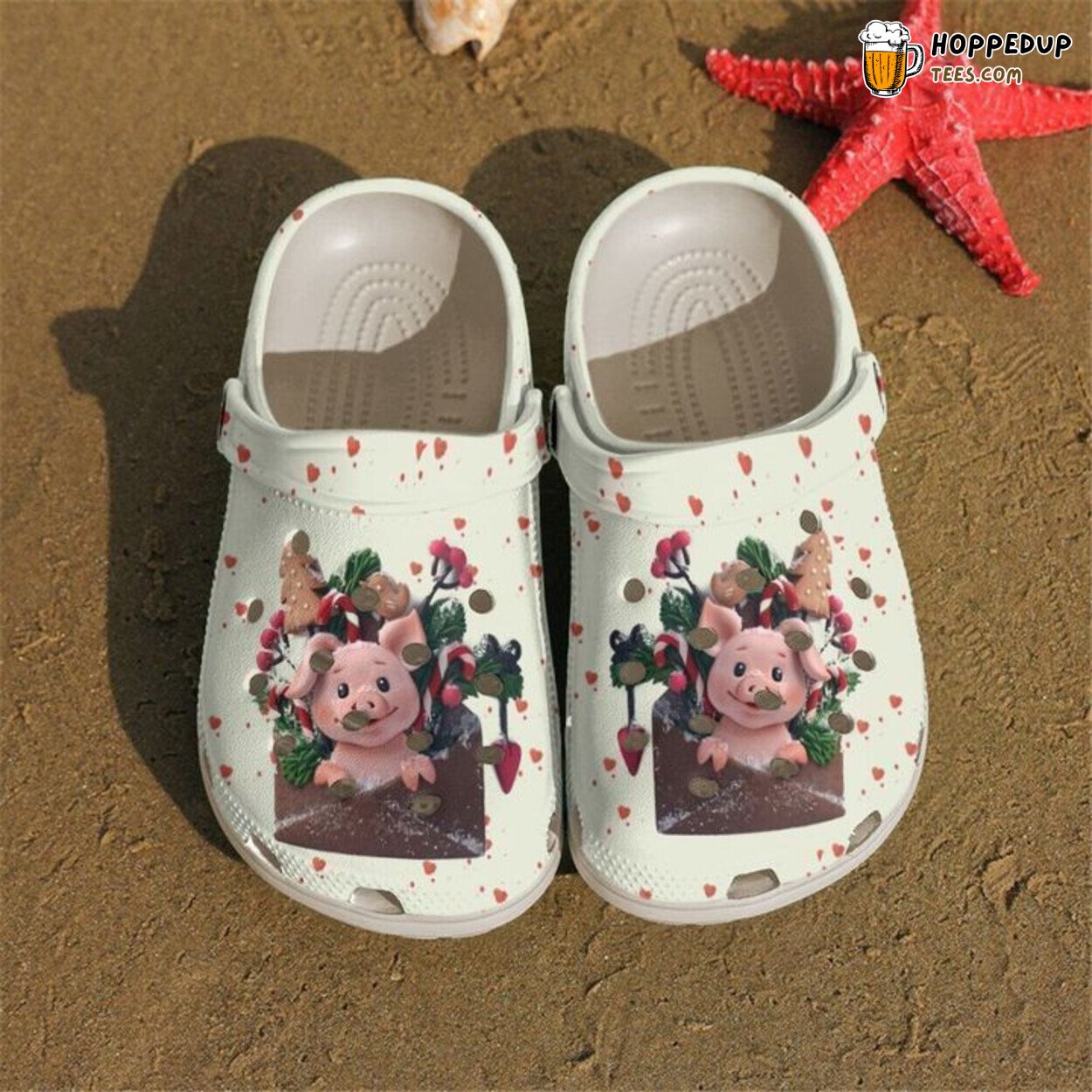 Farmer Lovely Pig Themed Classic Comfortable Clogs Agricultural Shoes