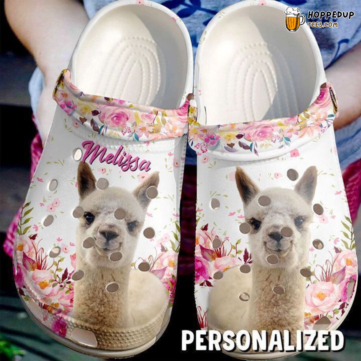 Farmer Personalized Cute Alpaca Theme Classic Comfortable Clogs Shoes Unique
