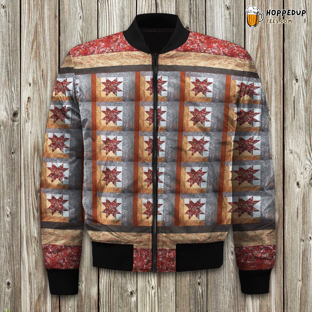 Farming Tractor Theme Bomber Winter Jacket Toasty Elegance Style