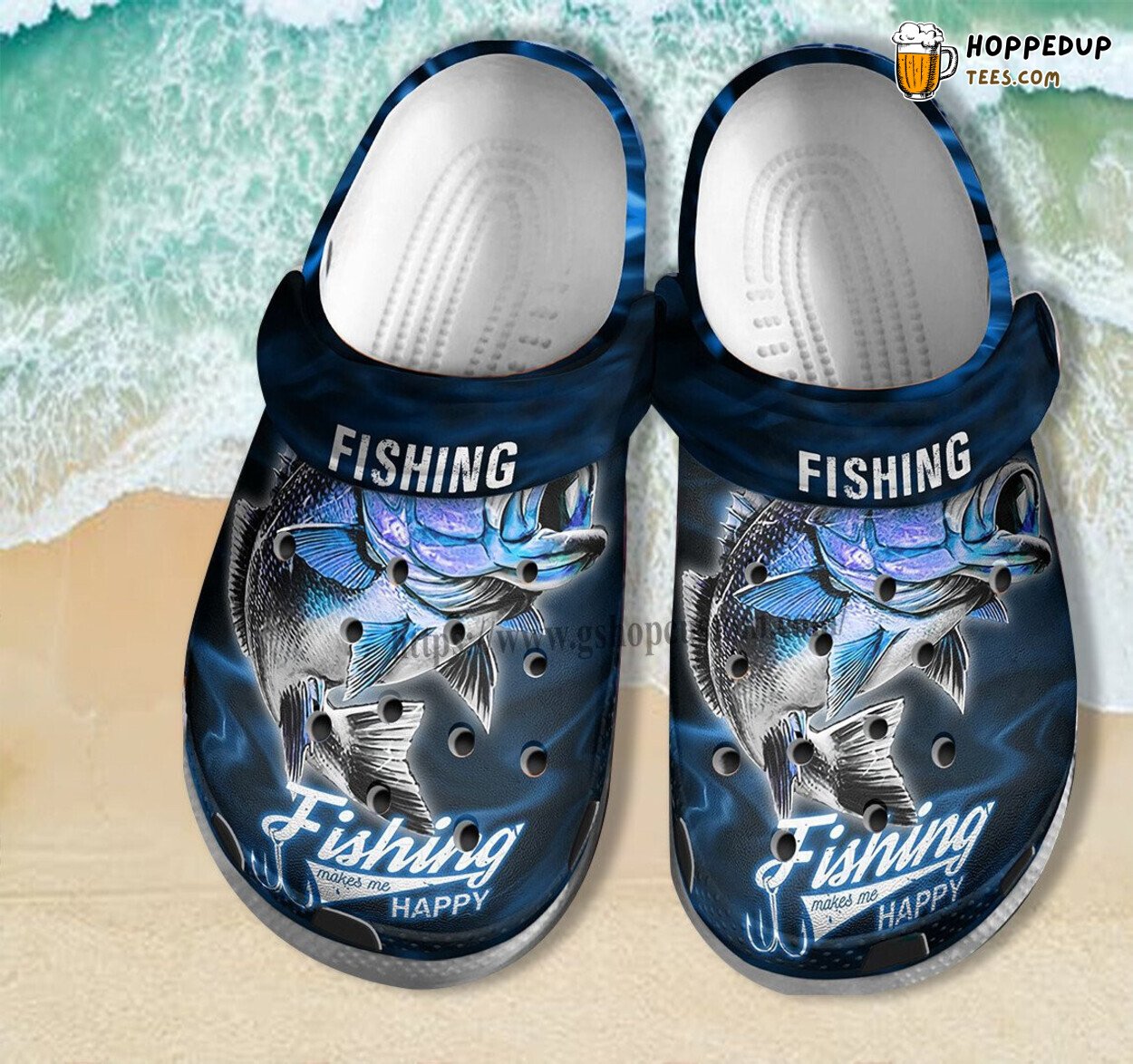 Father Day 2022 Love Fishing Bash Grandpa Custom Comfortable Clogs