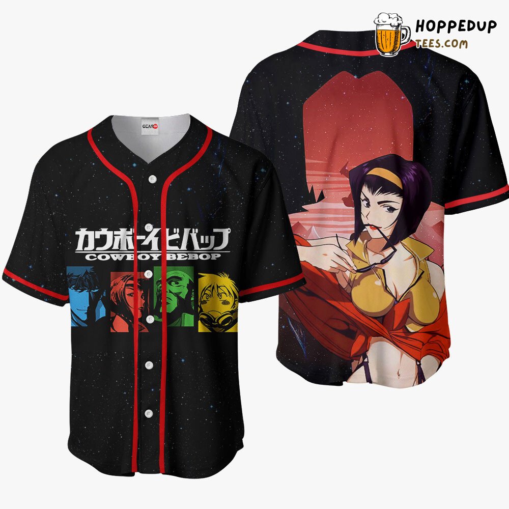 Faye Valentine Unique Anime Baseball Jersey Shirt Distinctive Design
